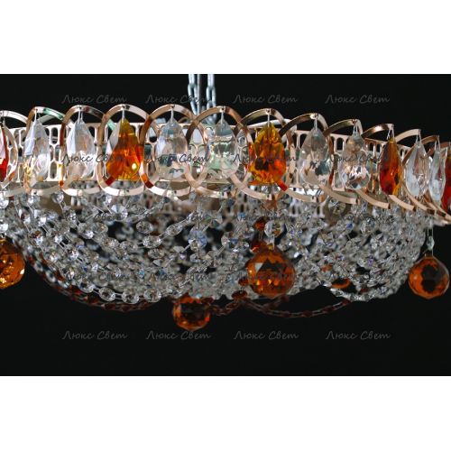 Люстра Водоворот Роза чайная в Подольске Гусь Хрустальный