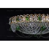 Люстра Водоворот роза зеленая в Подольске