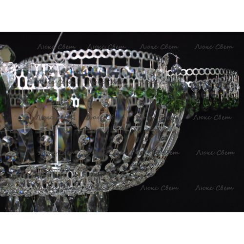 Люстра Ромашка цветная в Подольске Гусь Хрустальный