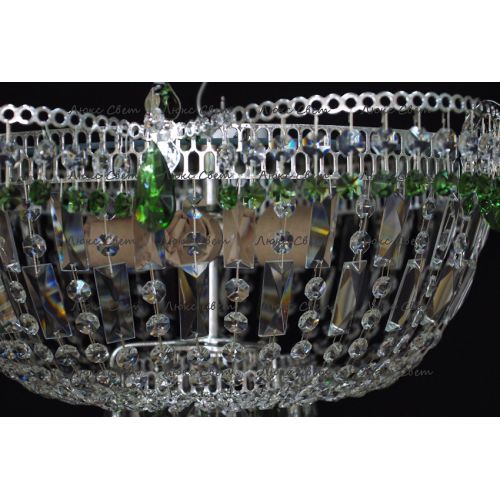 Люстра Ромашка цветная в Подольске Гусь Хрустальный