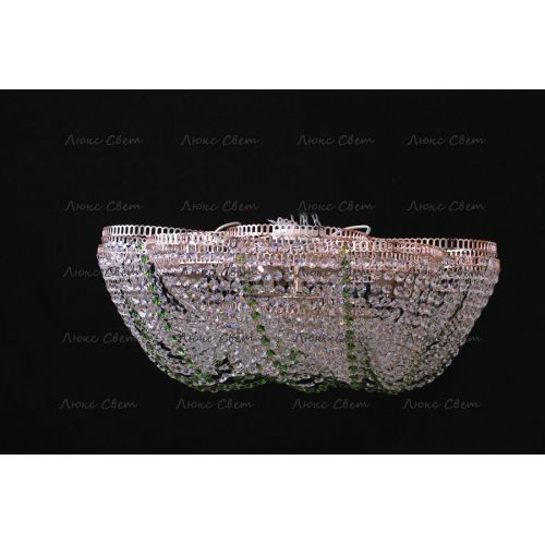 Люстра Лотос  Елена цветная № 1 в Подольске Гусь Хрустальный