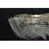 Люстра Лотос Елена сиреневая в Подольске