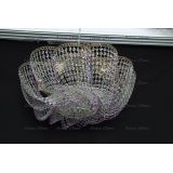 Люстра Лотос Елена сиреневая в Подольске