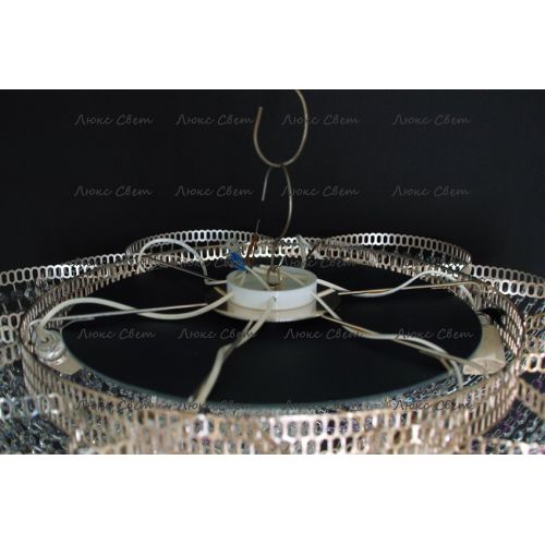 Люстра Лотос Елена сиреневая в Подольске Гусь Хрустальный