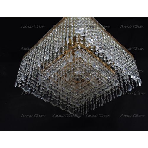 Люстра Квадрат гамма дубик длинная в Подольске Гусь Хрустальный