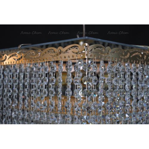 Люстра Квадрат гамма дубик длинная в Подольске Гусь Хрустальный