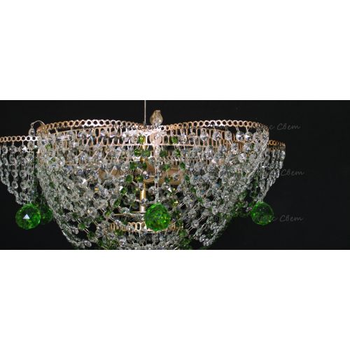 Люстра Ромашка Аленка цветная в Подольске Гусь Хрустальный