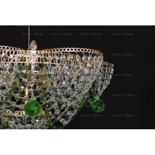 Люстра Ромашка Аленка цветная в Подольске Гусь Хрустальный