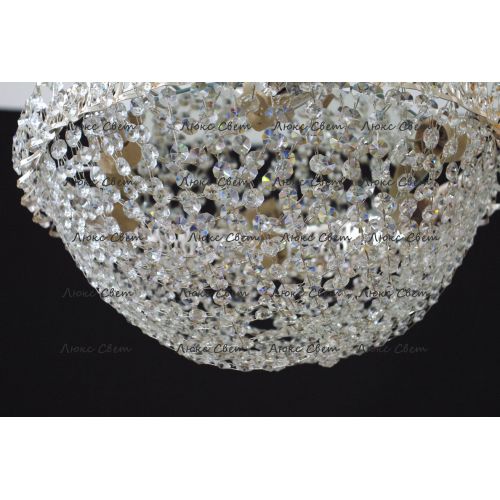 Люстра Водоворот Сетка Обтикон в Подольске Гусь Хрустальный