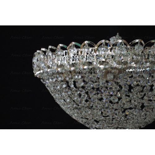 Люстра Водоворот Сетка Обтикон в Подольске Гусь Хрустальный