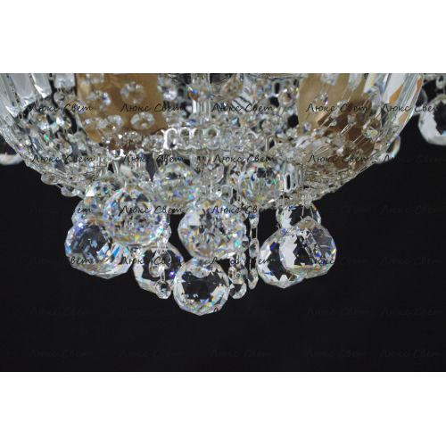 Люстра Водопад корона № 1 в Подольске Гусь Хрустальный