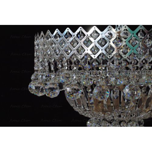 Люстра Водопад корона № 1 в Подольске Гусь Хрустальный