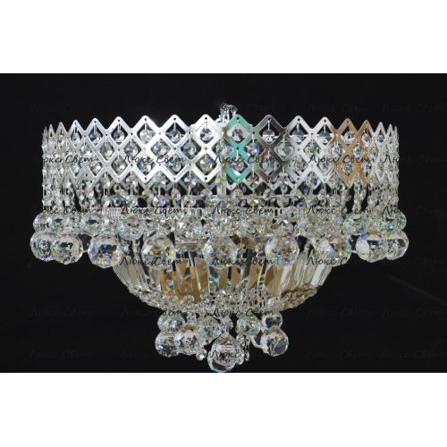 Люстра Водопад корона № 1 в Подольске Гусь Хрустальный