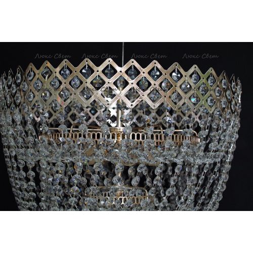 Люстра Водопад корона № 3 в Подольске Гусь Хрустальный