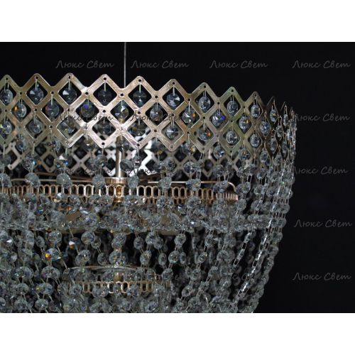 Люстра Водопад корона № 3 в Подольске Гусь Хрустальный