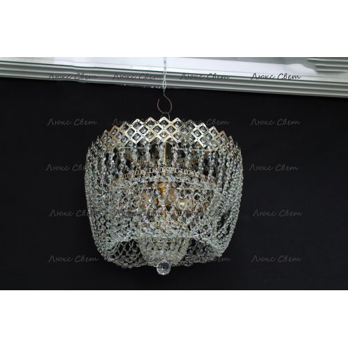 Люстра Водопад корона № 3 в Подольске Гусь Хрустальный