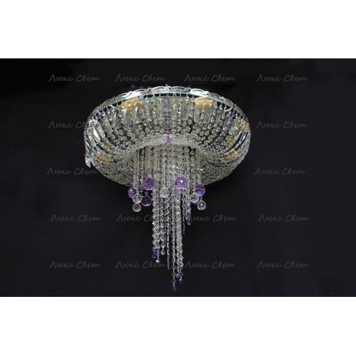 Люстра Анжелика 1 шар 40 мм фиолетовая в Подольске Гусь Хрустальный