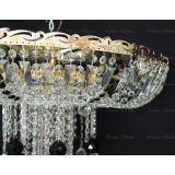 Люстра Анжелика 1 шар 40 мм черная в Подольске Люстра Анжелика 1 шар 40 мм черная в Подольске