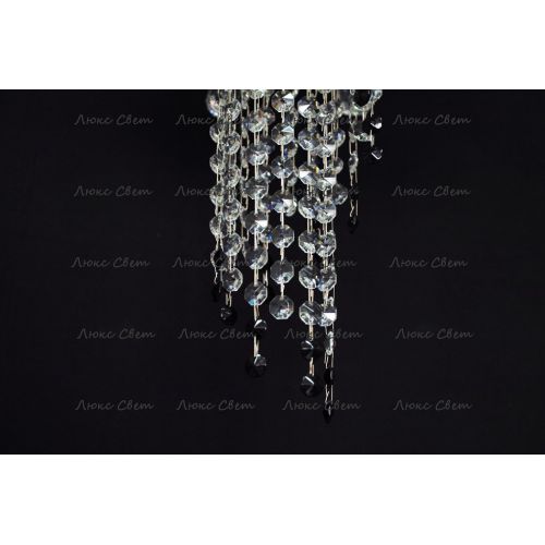 Люстра Анжелика 1 шар 40 мм черная в Подольске Гусь Хрустальный