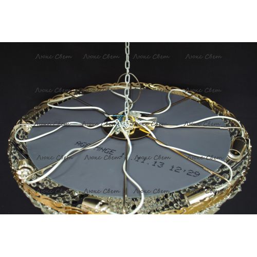 Люстра Анжелика 1 шар 40 мм черная в Подольске Гусь Хрустальный