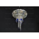 Люстра Анжелика 1 шар 40 синяя в Подольске