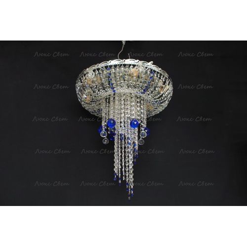 Люстра Анжелика 1 шар 40 синяя в Подольске Гусь Хрустальный