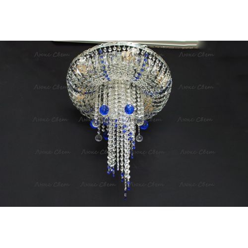 Люстра Анжелика 1 шар 40 синяя в Подольске Гусь Хрустальный