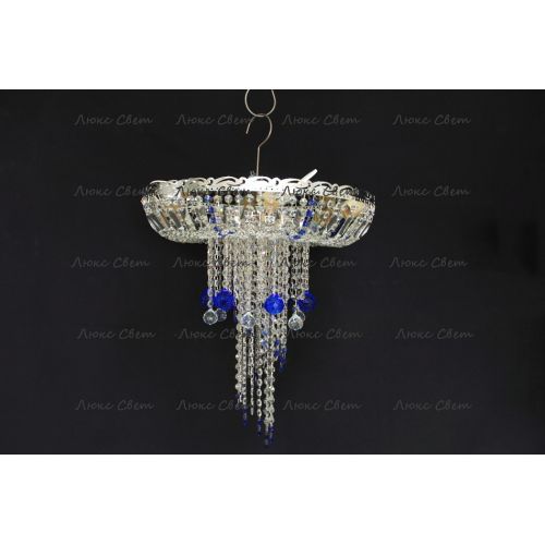 Люстра Анжелика 1 шар 40 синяя в Подольске Гусь Хрустальный