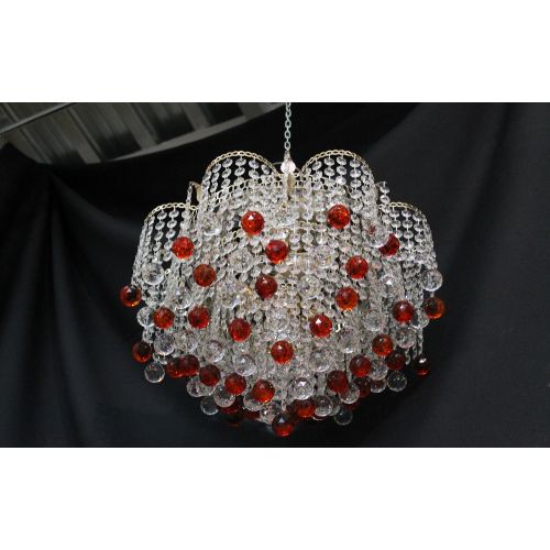 Люстра Ромашка Крона цветная в Подольске Гусь Хрустальный