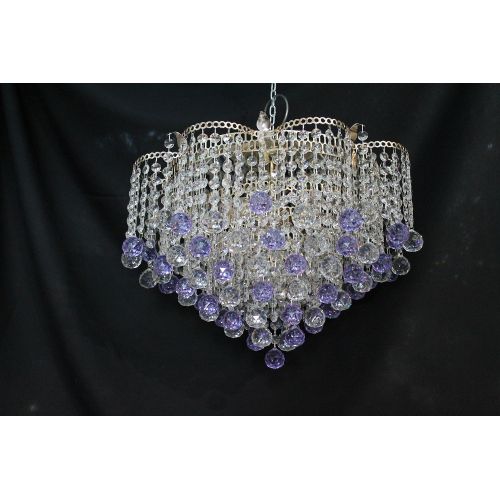 Люстра Ромашка Крона цветная в Подольске Гусь Хрустальный