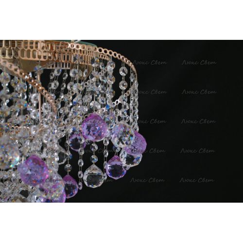 Люстра Космос шар 40 мм фиолетовая в Подольске Гусь Хрустальный