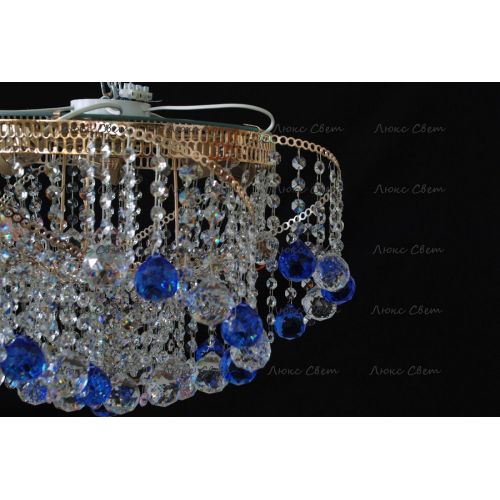 Люстра Космос шар 40 мм синяя в Подольске Гусь Хрустальный