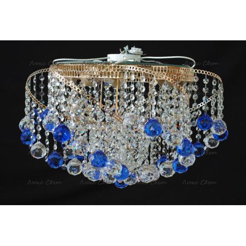 Люстра Космос шар 40 мм синяя в Подольске Гусь Хрустальный