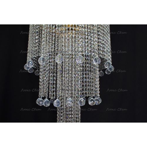 Люстра Водопад длинный в Подольске Гусь Хрустальный