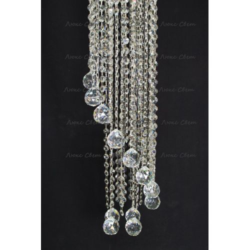 Люстра Водопад длинный в Подольске Гусь Хрустальный