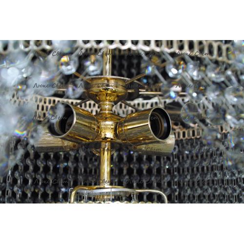 Люстра Водопад длинный в Подольске Гусь Хрустальный