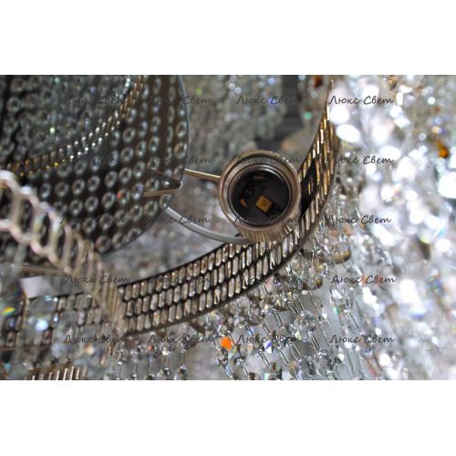 Люстра Водопад длинный в Подольске Гусь Хрустальный