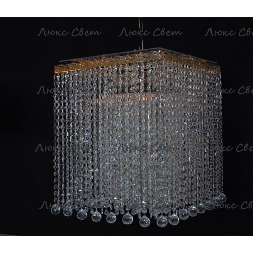 Люстра Квадрат гамма 53 см шар 30 мм  в Подольске Гусь Хрустальный