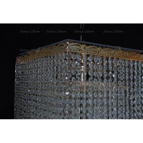 Люстра Квадрат гамма 53 см шар 30 мм  в Подольске Гусь Хрустальный