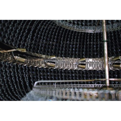 Люстра Водопад камень обтикон в Подольске Гусь Хрустальный