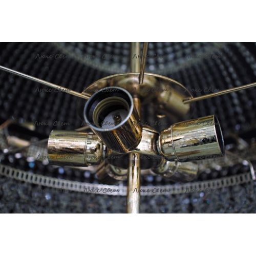 Люстра Водопад камень обтикон в Подольске Гусь Хрустальный