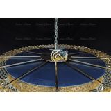 Люстра Кольцо купол 2 - 1000 мм пластина  в Подольске