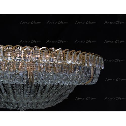 Люстра Кольцо купол 2 - 1000 мм пластина  в Подольске Гусь Хрустальный