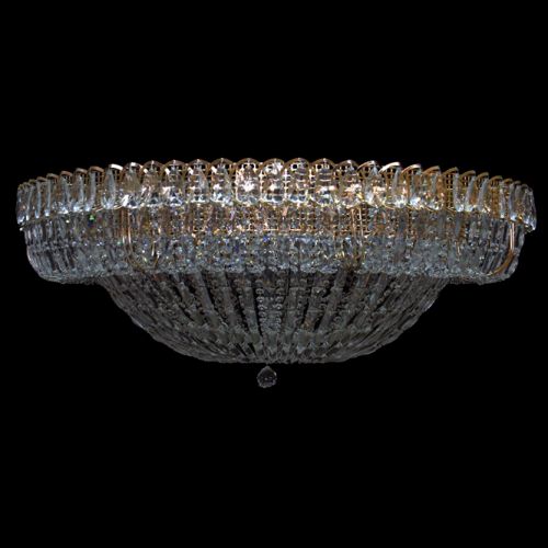 Люстра Кольцо купол 2 - 1000 мм пластина  в Подольске Гусь Хрустальный