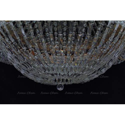 Люстра Кольцо купол 2 - 1000 мм пластина  в Подольске Гусь Хрустальный