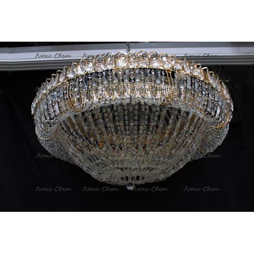 Люстра Кольцо купол 2 - 1000 мм пластина  в Подольске Гусь Хрустальный