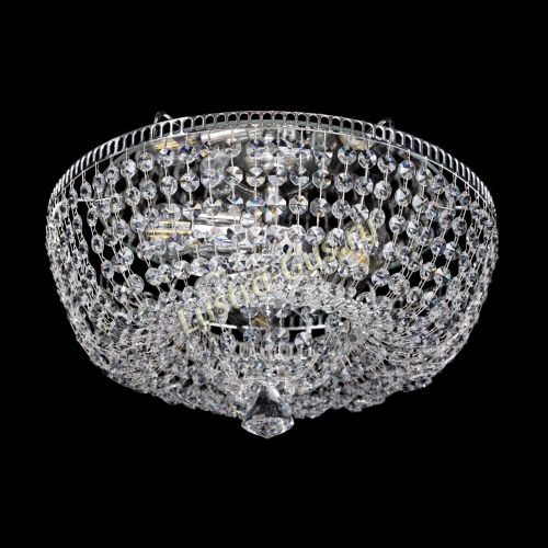 Люстра Анжела Купол конус в Подольске Гусь Хрустальный