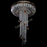 Люстра Анжелика №2 длинная шар 30 мм чайная  в Подольске