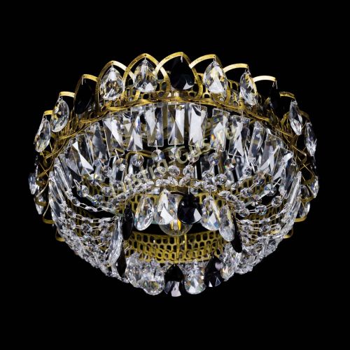 Люстра Астра Бутон №1 черная под бронзу в Подольске Гусь Хрустальный