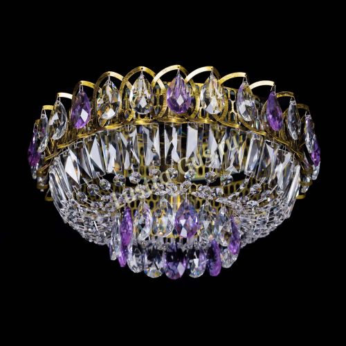 Люстра Астра Бутон №1 фиолетовая под бронзу в Подольске Гусь Хрустальный